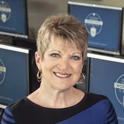 rhonda with computers