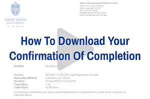 confirmation of completion letter